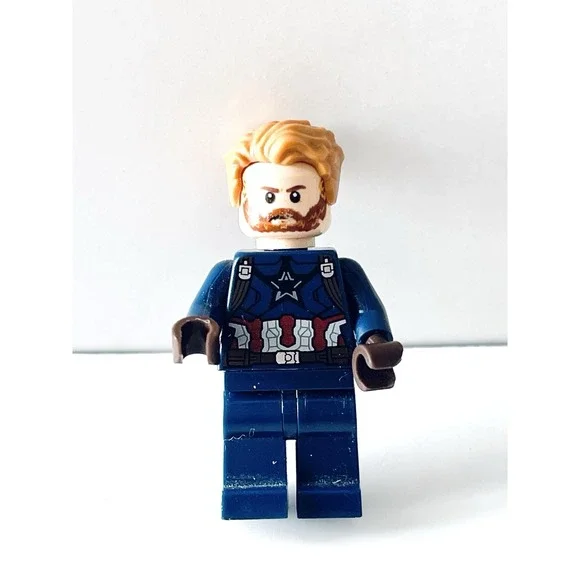 Lego‎ Super Heroes Minifigure Captain America sh495 76101 Some Scratches
