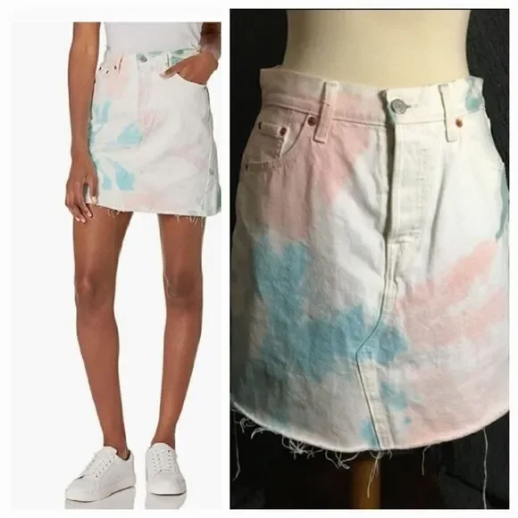 Levi’s NWT High-rise Deconstructed Skirt Size 29