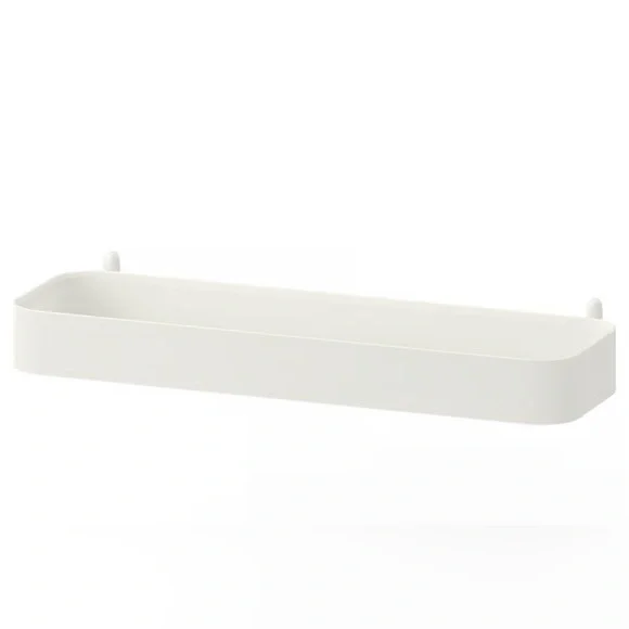 Ikea skadis shelf white.