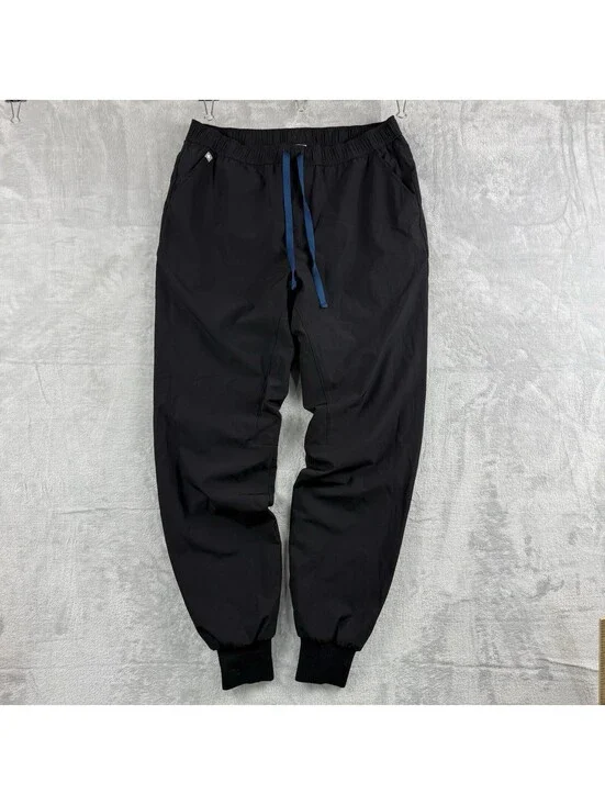 FIGS Tansen Freex Lined Joggers Black Men M Scrub Uniform Work Medical Pockets