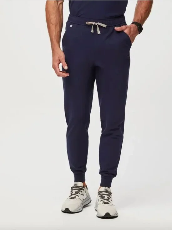 FIGS Men's Tansen Jogger Scrub Pants MXXSW2004 (Navy #1605) - Size Medium