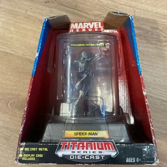 Marvel Heroes Spider-Man Titanium Series Die Cast (broken)
