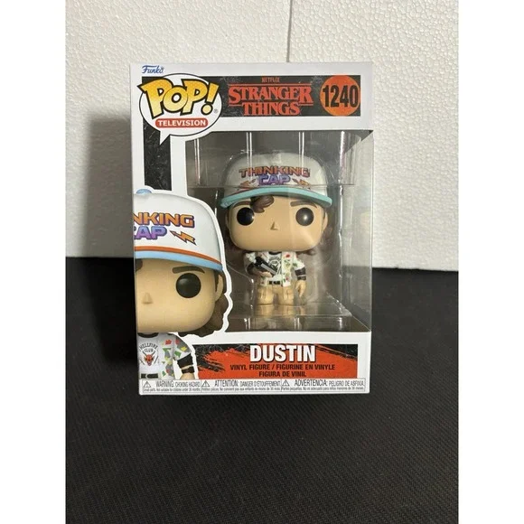 Funko POP! Television Stranger Things Dustin #1240 Vinyl Figure Hellfire Club