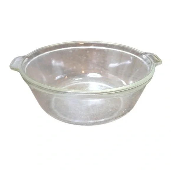 Vintage‎ Clear Glass Pyrex 023 Casserole with 623C Lid Made in USA No Lid