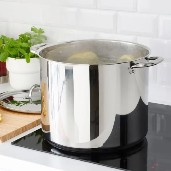 IKEA 365+ Stainless Steel Stock Pot 16 Qt Large Soup, Pasta, Seafood Boil Pot