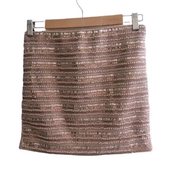 Fabulous Sequin‎ Micro Mini Skirt Size Small