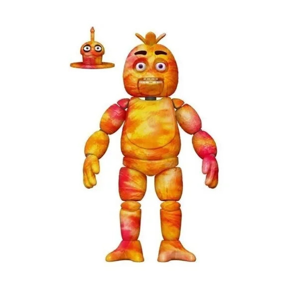Funko FIVE NIGHTS AT FREDDY'S TIE-DYE CHICA ACTION FIGURE New! Collectible