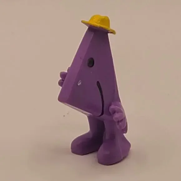 Mr. Rush from Mr. Men Little Miss Vtg 1978 Arby's Toy Mini Figure Hargreaves