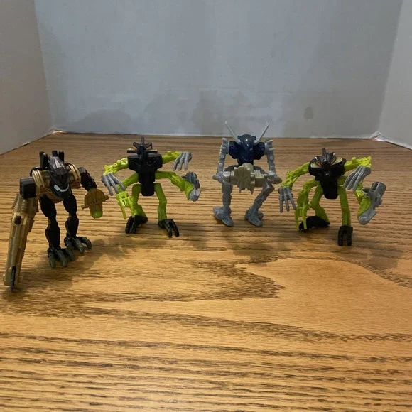 2007-2008 McDonald's Lego‎ Bionicle Toy Figures Lot of 4