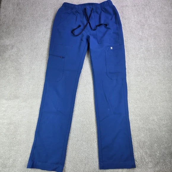 Figs Cairo Men's‎ Scrub Pants Cargo Size XS Blue Medical Dental Tech
