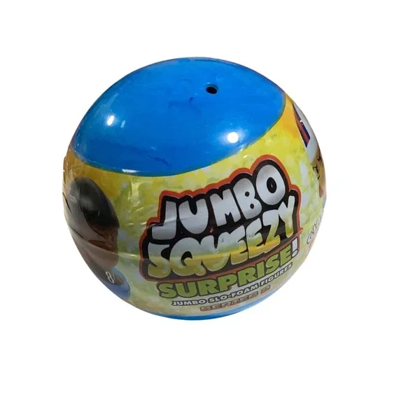 Jumbo Squeezy Surprise Jumbo Glo Foam Figures Series 8 NFL Baltimore Ravens Ball