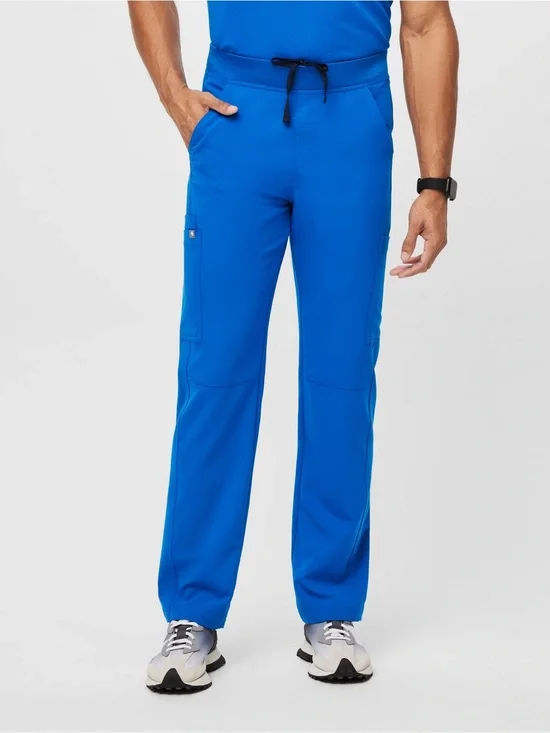 NWT FIGS Axim Straight-Leg Scrub Pants Men’s 5XL Blue FIONx 7-Pocket Medical