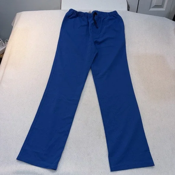 Figs Pisco Scrub Pants Men Size Med Tall Royal Blue FM4500T Medical Work RN 33