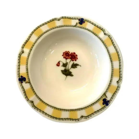 Noritake Summer Estate 6.25” Rim Fruit / Dessert Bowl