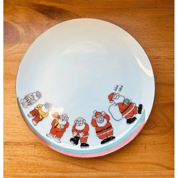 Papel Christmas Santa‎ Plate Happy Holidays Work Work Getting Dressed Japan 8