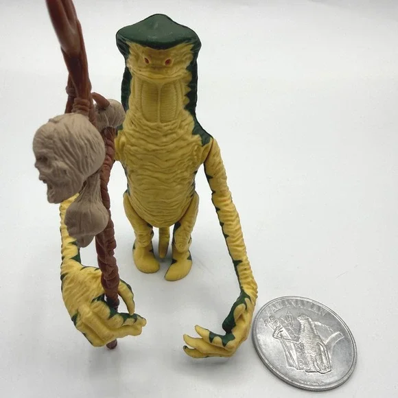 Vintage 1985 Star Wars Amanaman Action Figure POTF Complete Staff & Coin Last 17