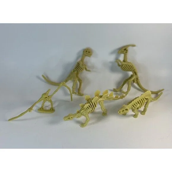 Mini Dinosaur Skeleton Fossil Toys Set Of 5