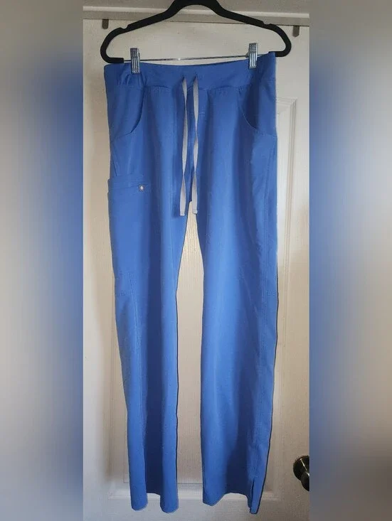 Figs Men's Jogger Scrub Pants in Royal Blue Euc SMALL