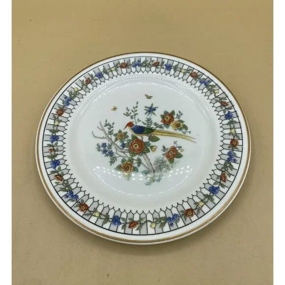 Syracuse China Somerset Bird Design Pattern O.P. Co. 6” Bread Plate