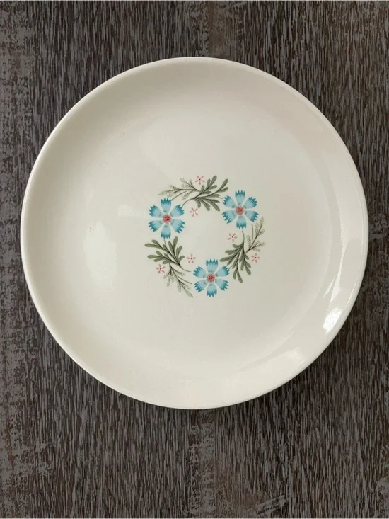 Vintage Taylor Smith & Taylor “Bridal Wreath” salad plates set of three