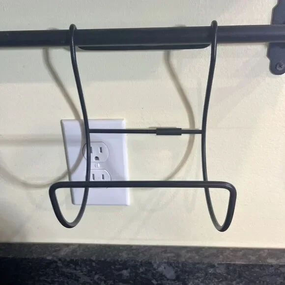 Ikea Hultarp Paper Towel Holder Black P/N 604.444.38 NEW