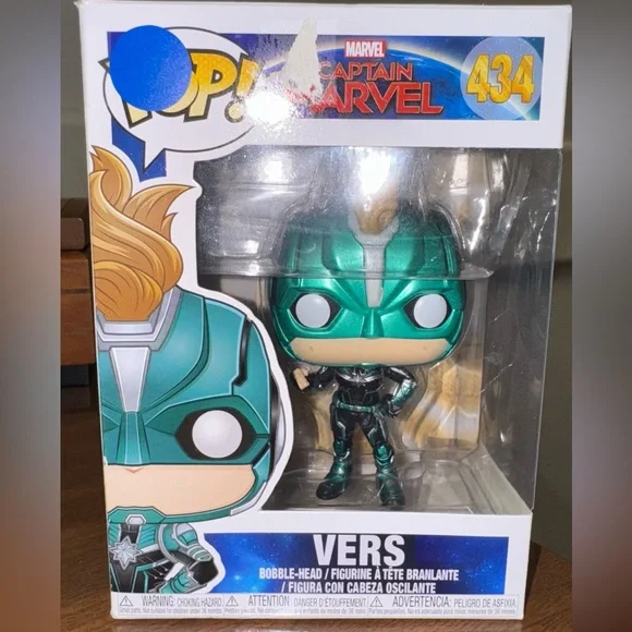 Funko Pop! Marvel Captain Marvel Vers #434 In Box