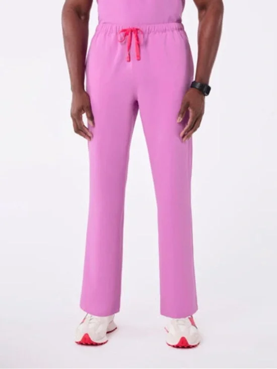 NWOT FIGS Pisco Straight-Leg Scrub Pants Men’s XLS (27” inseam) Pink Cloud