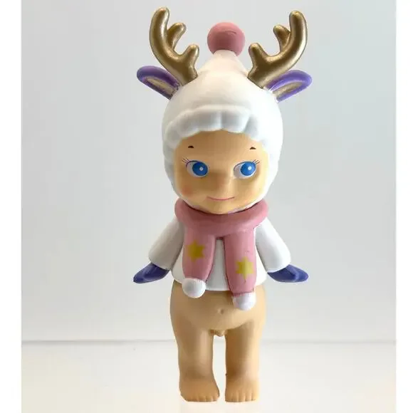 New Kewpie/Angel Mini Figure in Winter Reindeer Costume, Open Blind Box
