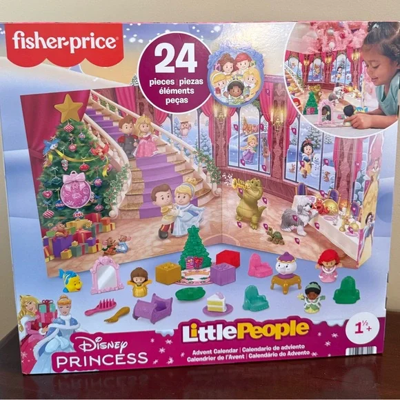 Fisher Price Little People Disney Princess 2025 Advent Calendar NIB