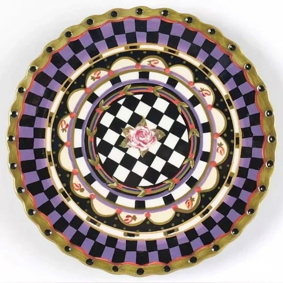 AMBER ROSE by NANETTE VACHER for AMBIANCE COLLECTION RARE SALAD PLATE