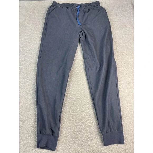 Figs Technical Collection Pants Mens XL Blue Jogger Scrub‎ Drawstring Pockets
