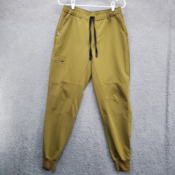 Figs Tansen Jogger Scrub Pants Mens Small Green