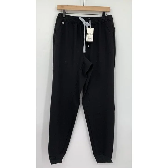 FIGS Scrub Pants Mens Small Tall Black Tansen Jogger Medical 31