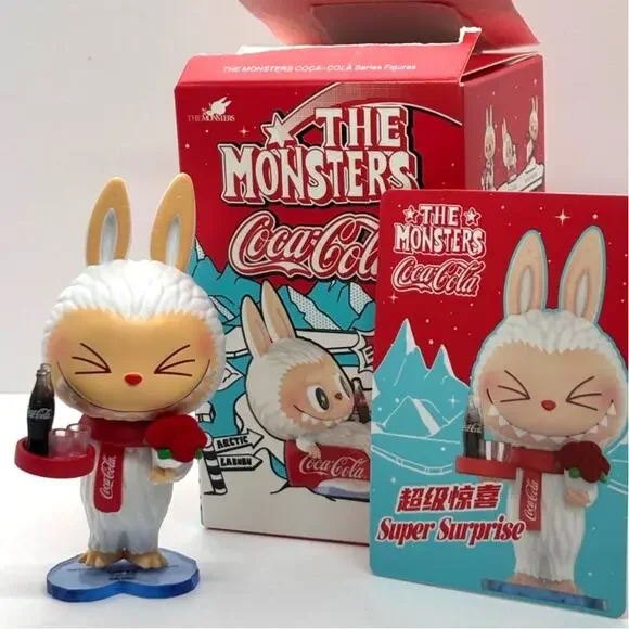 Authentic Pop Mart The Monsters Labubu X Coca-Cola, Super Surprise Figure - New