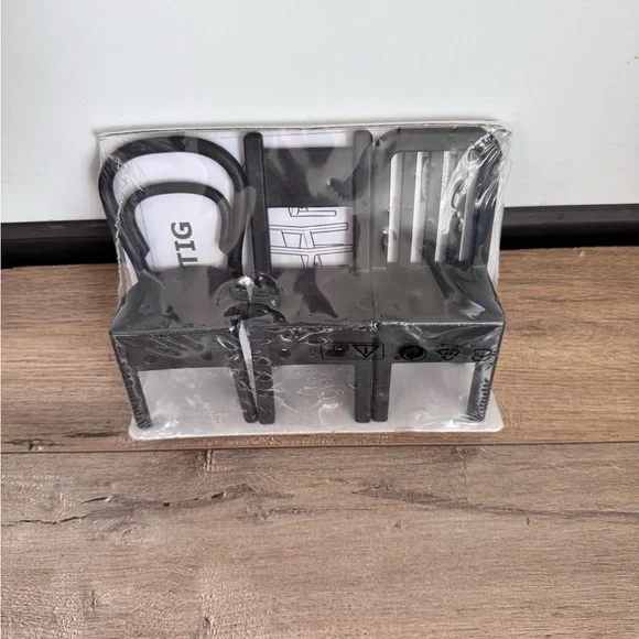 IKEA Fjantig black chair wall hooks new
