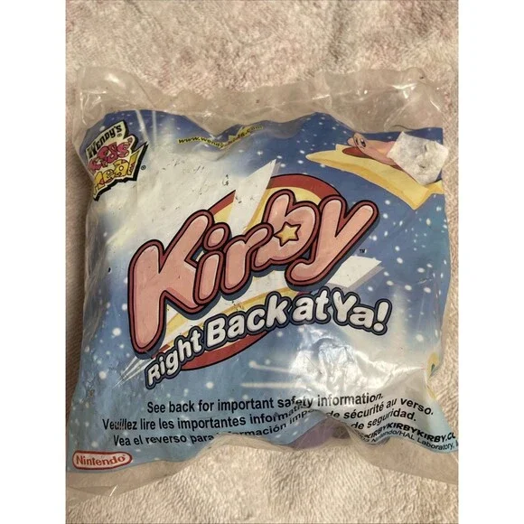 Wendys Kirby Ice Friction Nintendo 2003 Kids Meal Toy Right Back At Ya New