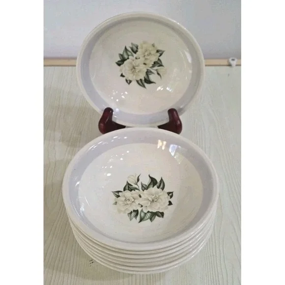 Vintage Homer Laughlin Nautilus Gardenia Fruit Dessert Bowl 5 1/4