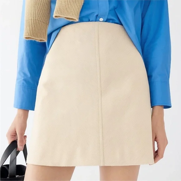 J. Crew Natasha Skirt in Stretch Corduroy