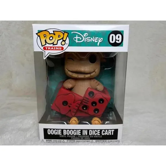 Funko Pop! Trains Disney Oogie Boogie in Dice Cart Vinyl Figure #09