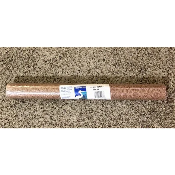 Chesapeake Wallcovering Corp Brown Wallpaper One Bolt Sealed