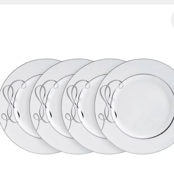 MIKASA LOVE STORY SET OF 4 DINNER PLATES