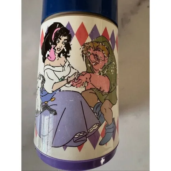 Vintage 1995 Walt Disney Hunchback of Notre Dame Quasimodo cup thermal cup with