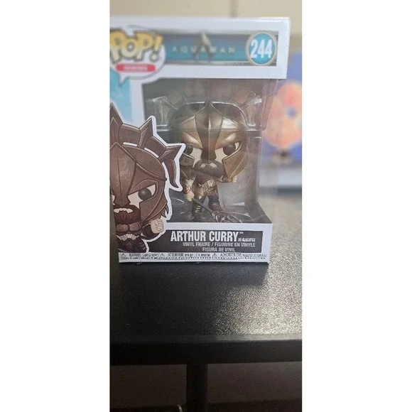 Boys Funko Pop! Aquaman Arthur Curry as Gladiator Action Figure One Size Gold