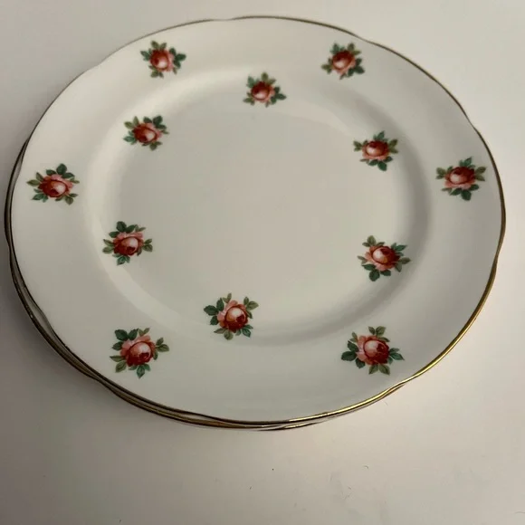 Royal Adderley England Floral Bone China Bread plate