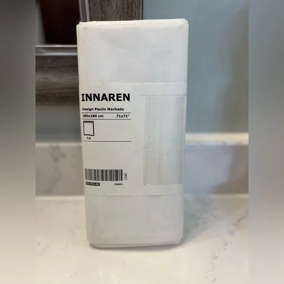 3/$15 IKEA INNAREN White Shower Curtain Liner