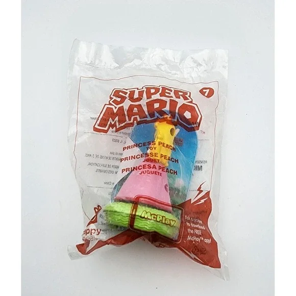 Super‎ Mario Bros. Princess Peach McDonald's Happy Meal Toys