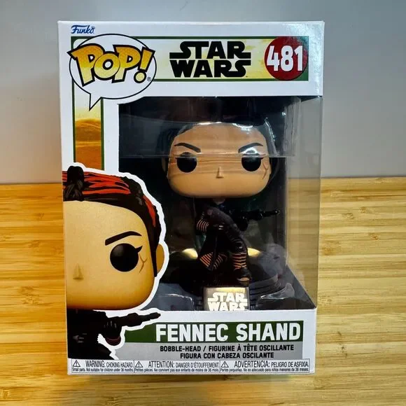 Funko Pop! Star Wars Fennec Shand #481 Bobble-Head The Book of Boba Fett NIB