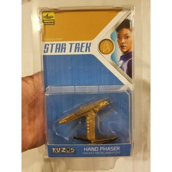 Rare SDCC 50 2019 Kuzos Star Trek Discovery Hand Phaser Die Cast Metal Exclusive