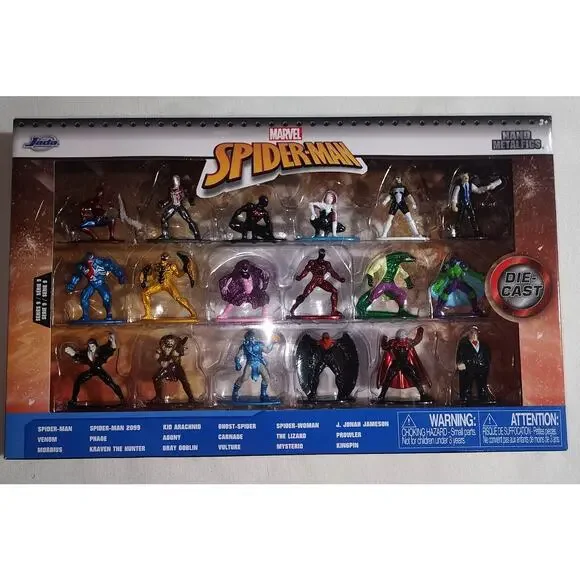 Spider-Man diecast figures Nano metalfigs series 9