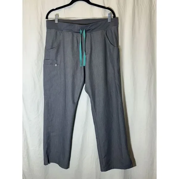 FIGS Technical Collection KADE Gray Cargo Scrub Pants Women's‎ Size Large Y20